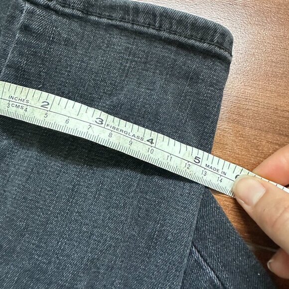 Pacsun super high rise tie front black jeggins size 23 - Picture 5 of 5